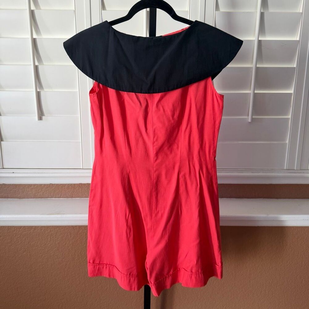 Vintage Extra International Sportswear Red Romper 90s Playsuit Retro Romper Sz S - Picture 3 of 3
